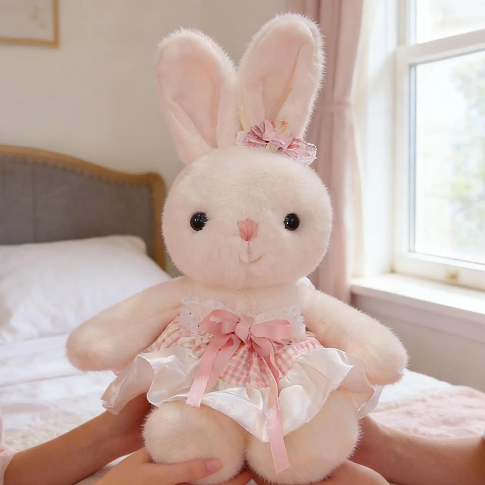 

Bunny Plush Cute Soft Comfortable Cartoon Animals Collection Kids Hugging Plush Toy Doll for Boys Girls Youth Teens Adults