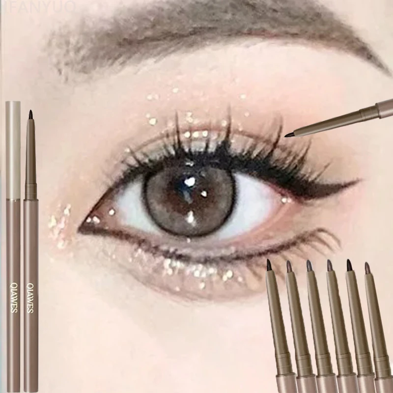 2in1 كحل الكذب دودة القز هلام القلم دائم مقاوم للماء غير لطخة كحل التجفيف السريع الكذب دودة القز هلام قلم رصاص للمبتدئين #1