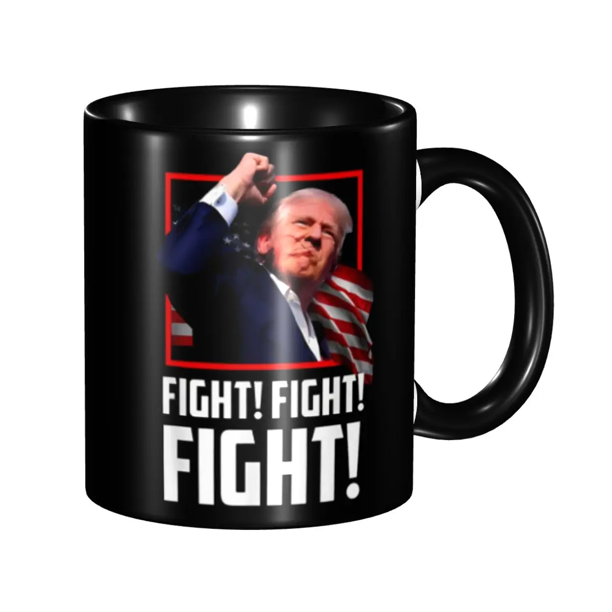 New Donald Trump Fight Fighting Fighters Accessories Mug Fun 2024 President Trump Shot Coffee Cup