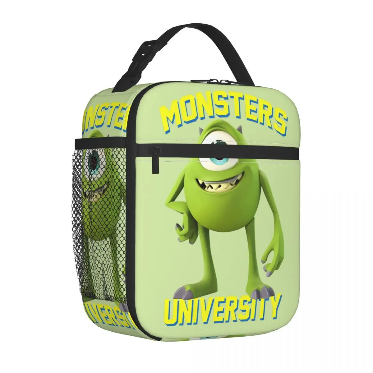 Breakfast Storage Bag Oxeye Mr. Q Zipper Closure Disney Monsters University Mike Travel Picnic Storage Students