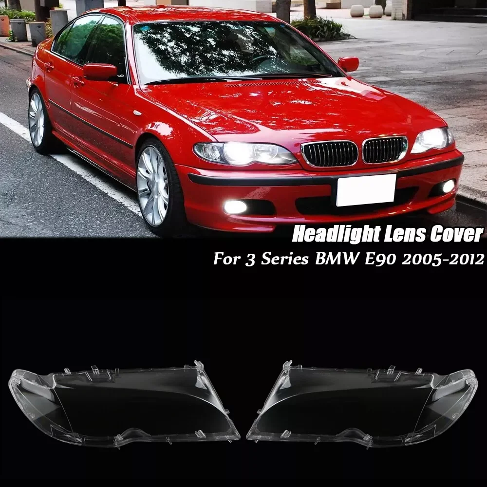 

Car Front Clear Headlight Lens Cover For BMW 3-Series E46 2 Door LCI 325Ci 330Ci Coupe 2003 2004 2005 2006 Headlamp Cover Shell
