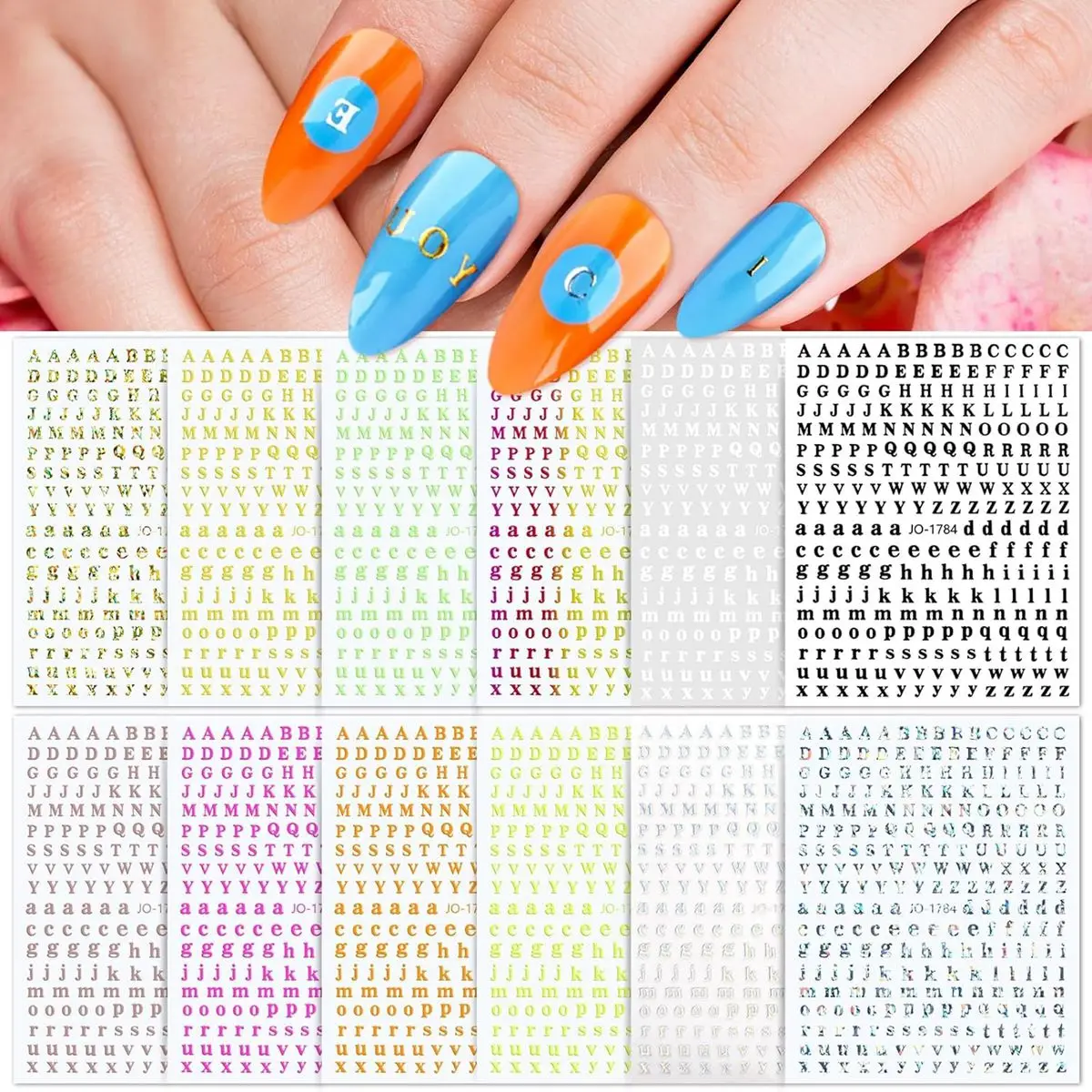 6 Sheets Alphabet N…