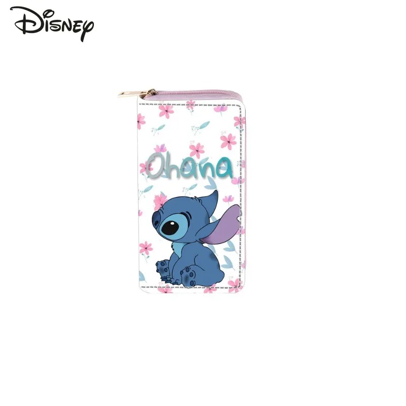 Stitch 2025 New Women's Long Wallet Fashionable and High-quality Women's Multi Card Bag Storage Cartoon Versatile Zero Wallet