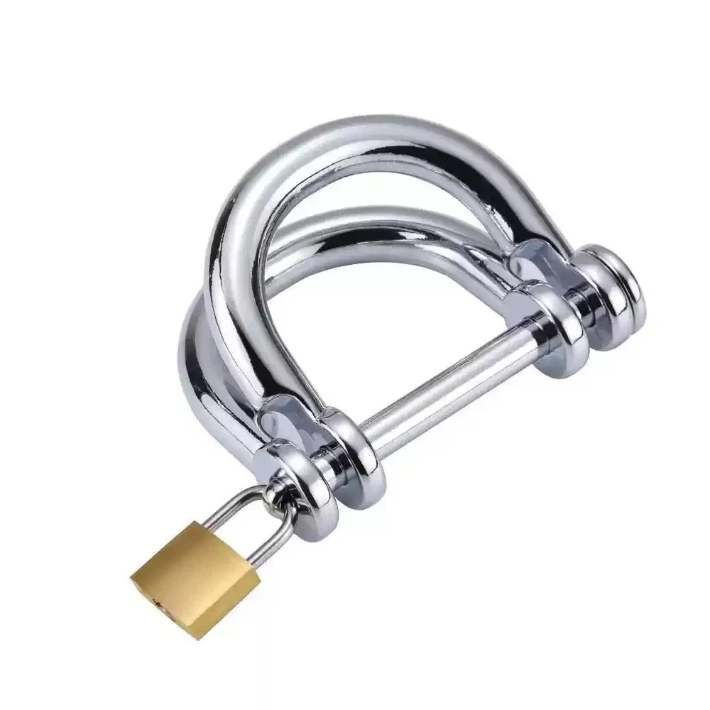 Thickened Handcuffs Shackles Props with Buckles, for Murder Mystery Script Game Film Stage Role‑Play Performance Toy