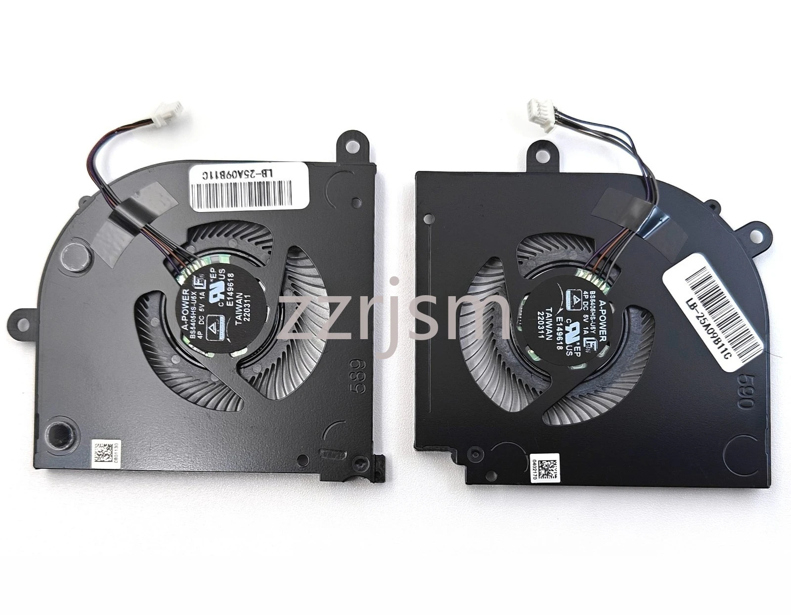 New for MSI Stealth MS-15B1 15M B12UE CPU / GPU Fan BS5405HS-U5X BS5405HS-U5Y