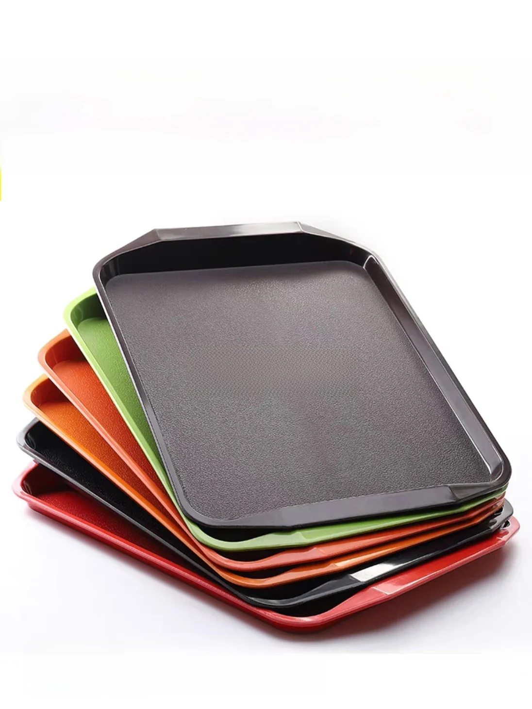 Rectangular Plastic Food Serving Tray Fast Food Restaurant Hotel Restaurant Commercial Use Burger op Tea Restaurant Dining ...