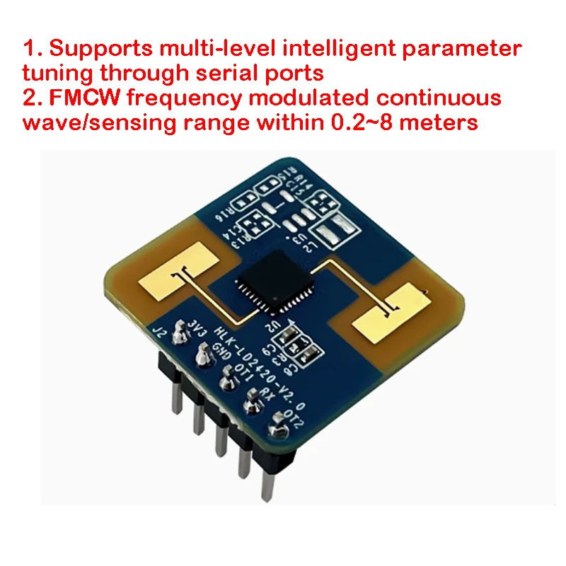 GWS 24G millimeter wave radar  human body micro motion sensing module intelligent sensor