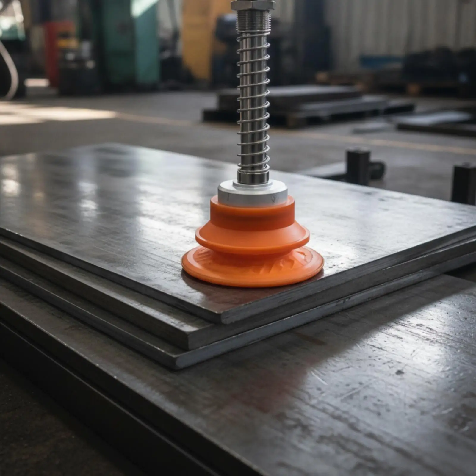 Vacuum Suction Cup with Spring Polyurethane for Robot End-Effectors
