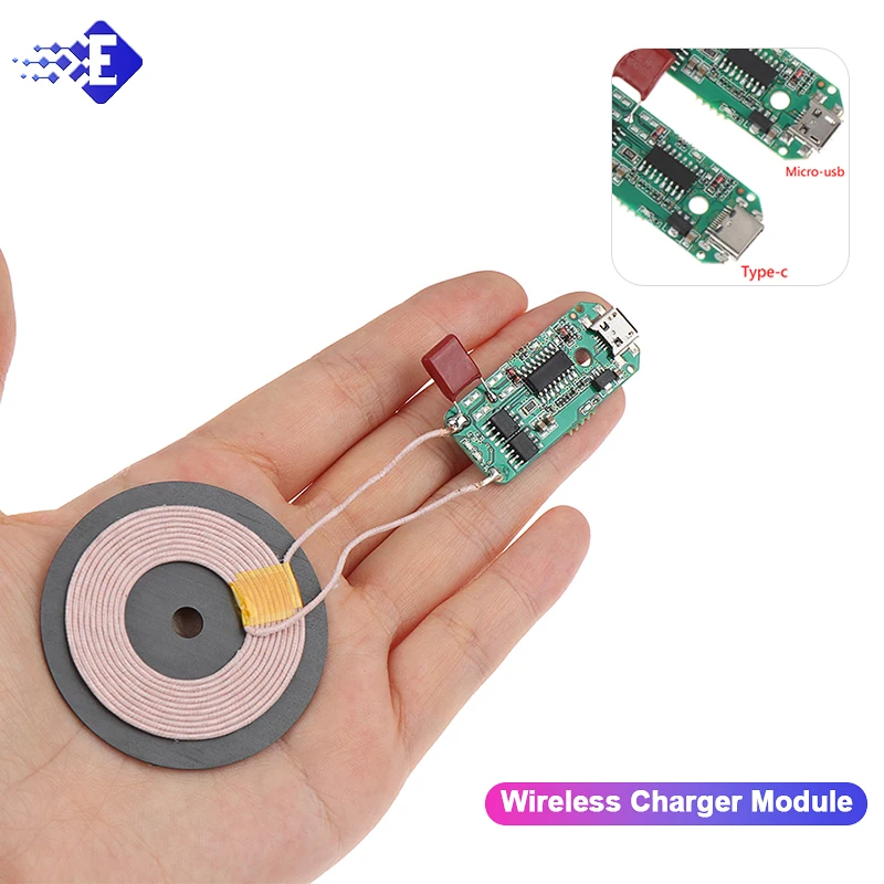 Universal Portable 5/10/15w Fast Charging Wireless Charger PCBA DIY Standard Accessories Transmitter Module Coil Circuit Board