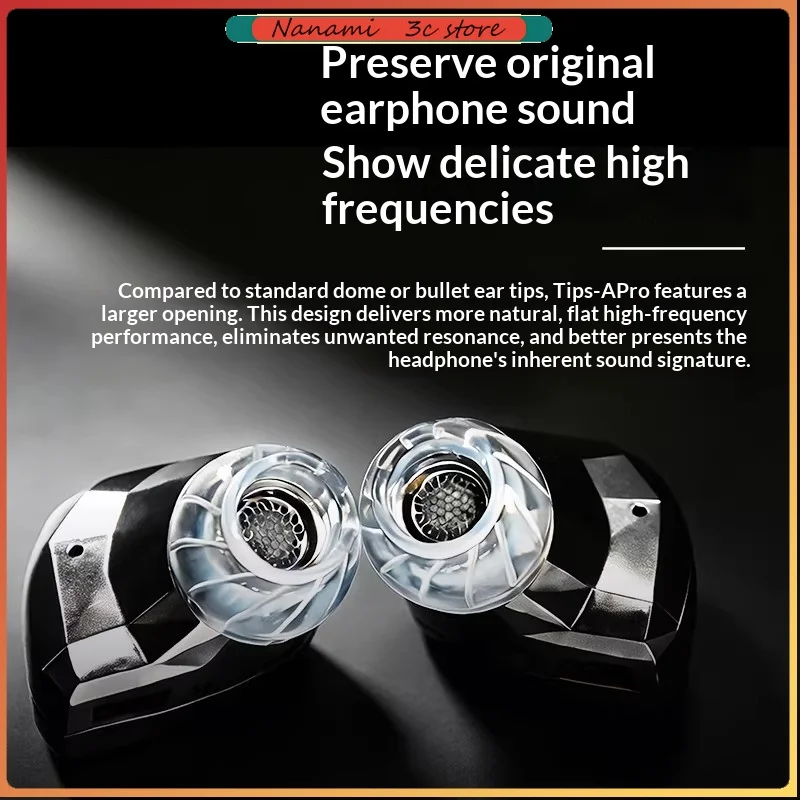 

Наушники-вкладыши SIRINLABS Tips-A Pro с проводным подключением, силиконовые насадки, подарки