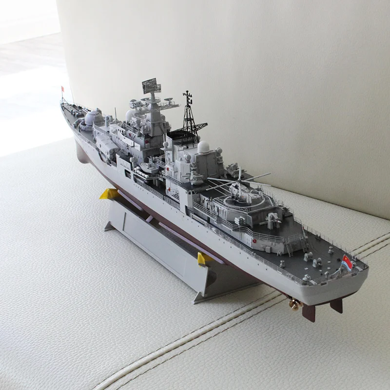 Assembling Battleship Model 1/350 Simulation Warship Navy 139 Ningbo Guided-missile Destroyer Model Kit