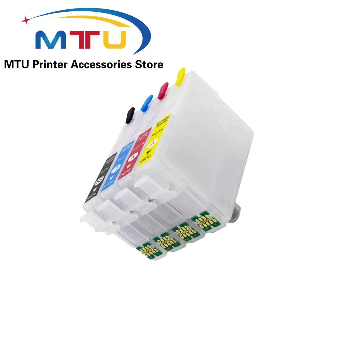 

1Set T3471 34XL 34 Europe Refillable Ink Cartridge with Auto Reset Chip for Epson WF-3725 WF-3725DWF WF-3720DWF WF-3720