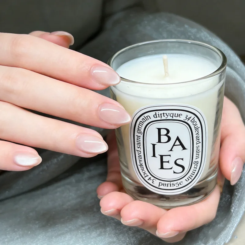 

24Pcs Press on Nails Short Almond Nude Pink Cat's Eye Full Coverage Nail Tips for Women&Girl Detachable Wearable False Nail