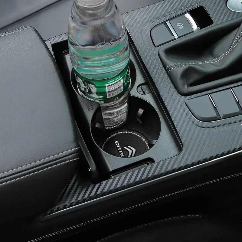 1/2pcs Non-slip Car Water Cup Pad Diamond Bottle Holder Coaster For Citroen C1 C2 C3 C4 C5 C6 C8 C4L DS3 DS4 DS5 DS5LS DS6