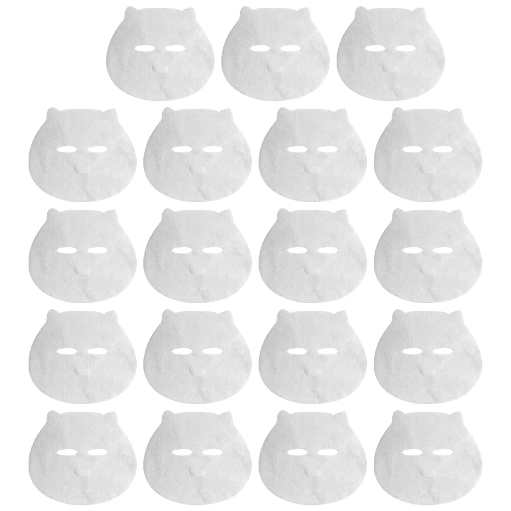 

100 Pcs Baby Mask Paper 15 5X14 cm Infant Facial Sheets Disposable Non Woven Fabric Skincare Masks Sheet Masks Kids Face Spa