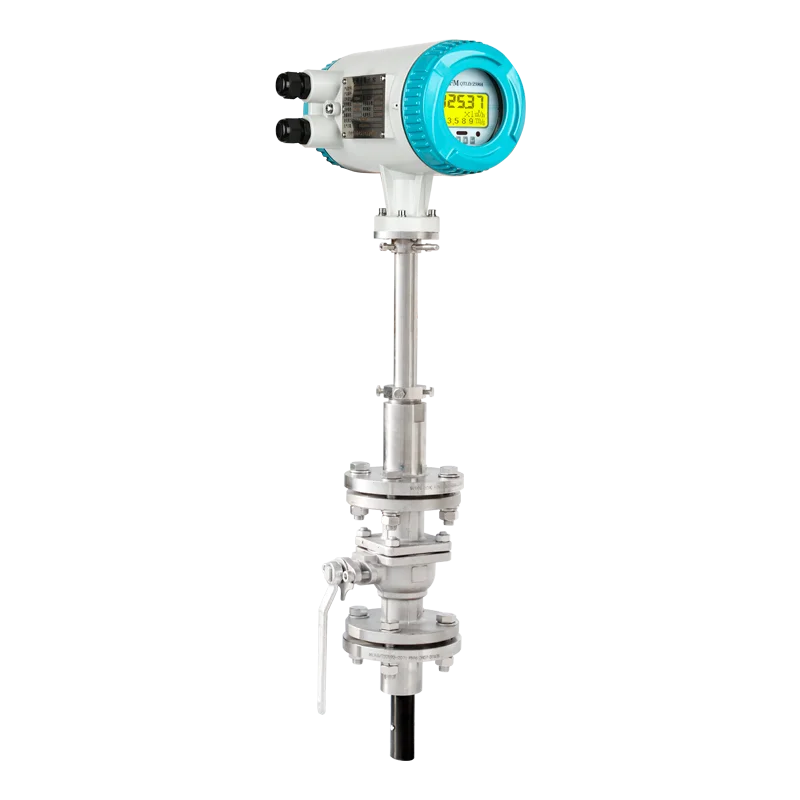 Magnetische stroommeter inbrengen met druksensor