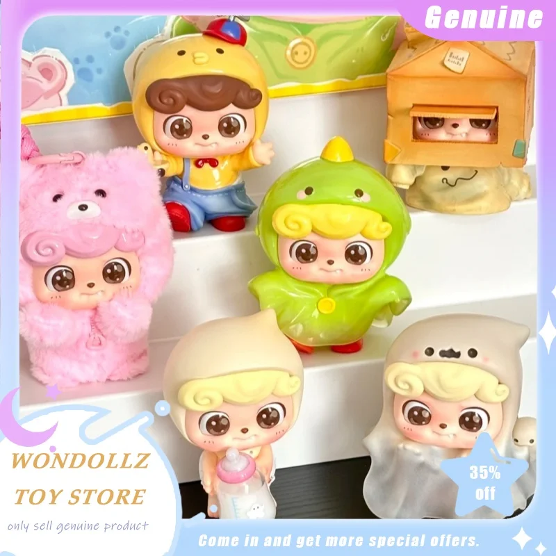 

Genuine Q.Kid Be Your Q Baby Series Blind Box Kawaii Figure Collection Model Desktop Decor Ornament Trendy Toy Kid Birthday Gift