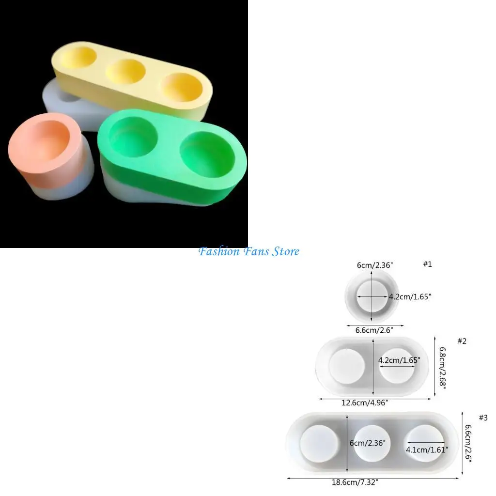 

DIY Silicone Mold Holder Mould Handmade Round Holder Mold