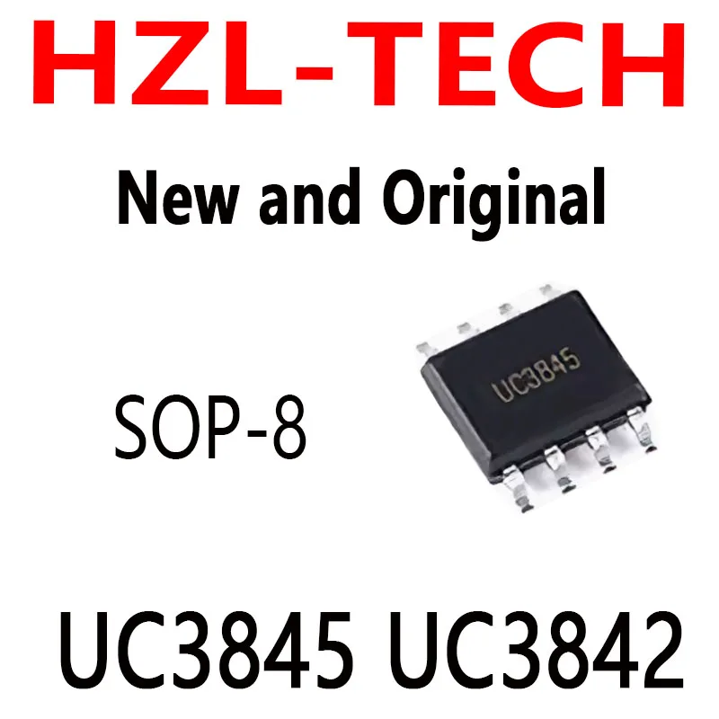 10PCS  SOP8 UC3845B SOP-8 UC3845A UC3842A UC3843A UC3844A UC3842B UC3843B DIP-8 UC3845 UC3842 UC3843 UC3844