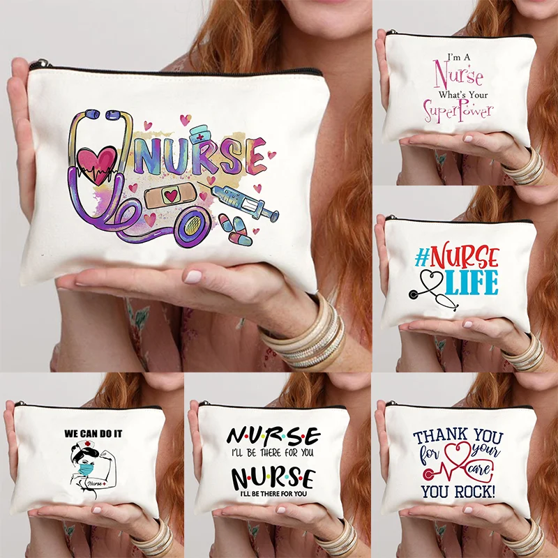 High Quality Home Decoration Living Room Sofa Square Pillowcase Thanks To Nurse Printing Office Seat Cushion Washable Cushion