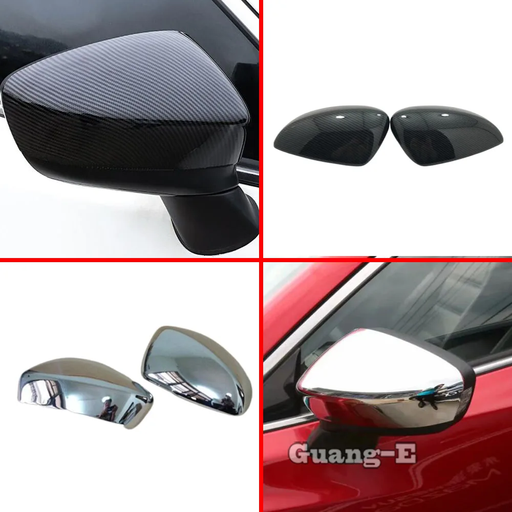 

ABS Car Side Rearview Mirror Cover Decoration Trim Eyebrow Exterior Accessories For Mazda 6 Mazda6 Atenza 2020 2021 2022 2023