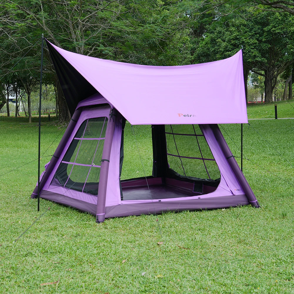 

Waterproof Material Outdoor 6.76㎡ Inflatable One-touch Camping Tent for Camping