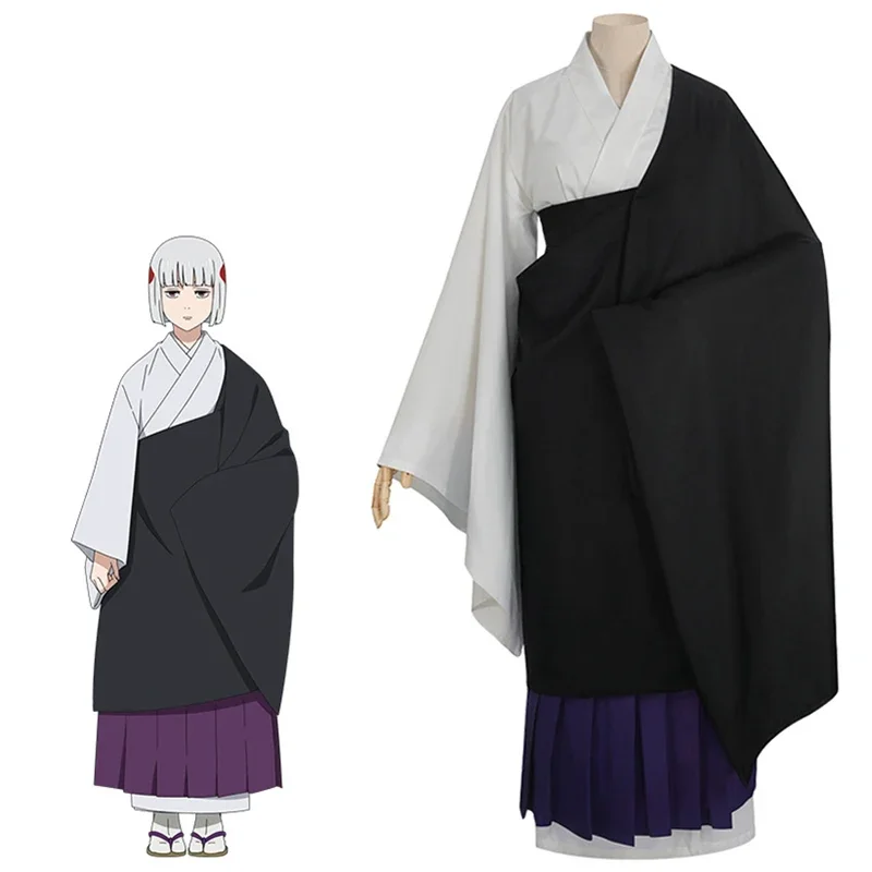 

FC6Anime Jujutsu Kaisen Uraume Cosplay Costume Adult Women Kimono Suit Halloween Outfit Uniform Outfit@FC8！