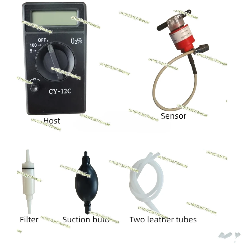 Professionele Draagbare O2 Zuurstofconcentratie Inhoud Tester Meter Hoge Nauwkeurigheid Zuurstof Detector Monintor CY-12C Gasanalysator