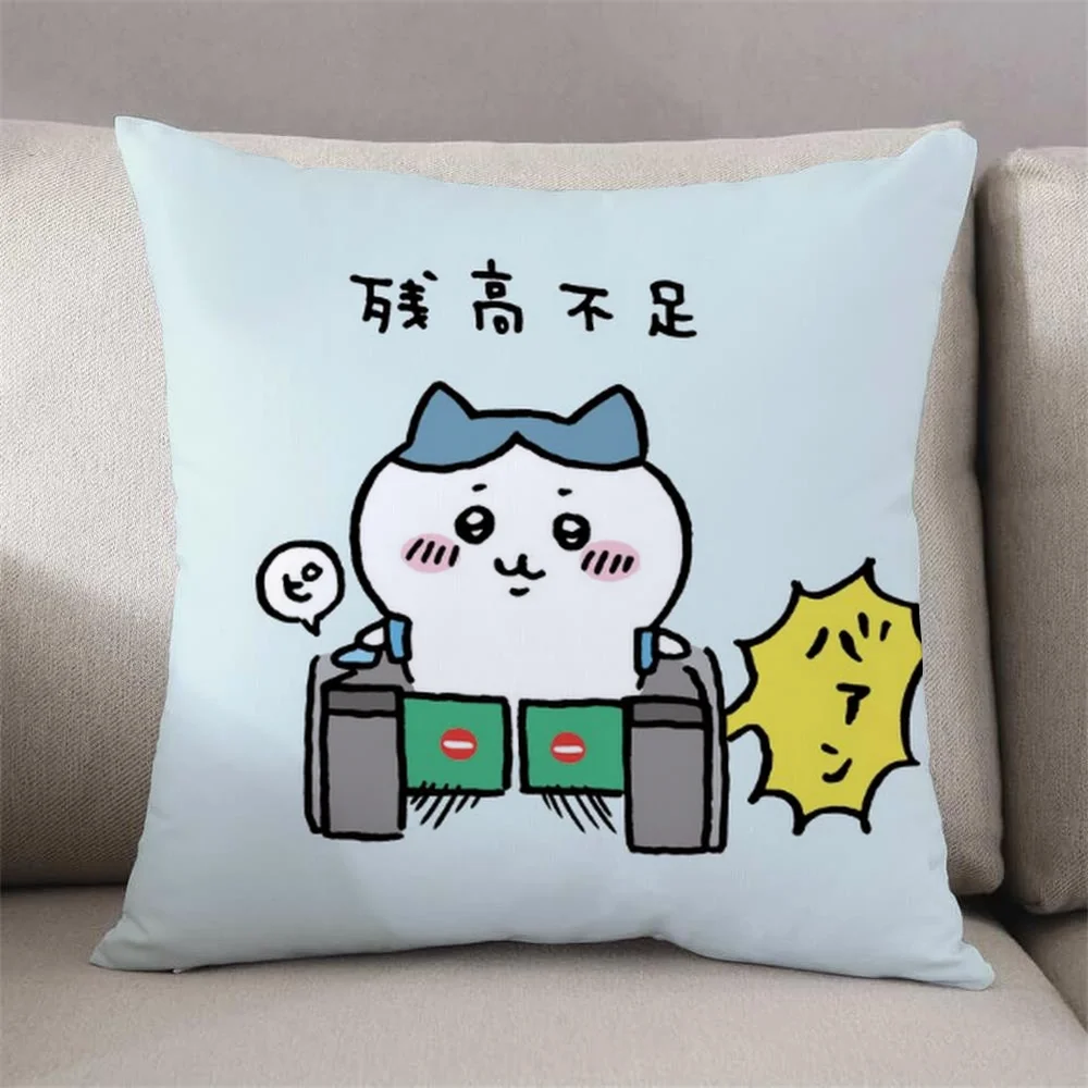 Cushion Cover 45x45 Cushions Covers Chiikawas Decorative Sofa Cushions for Living Room Home Decoration Accessories Couch Pillows