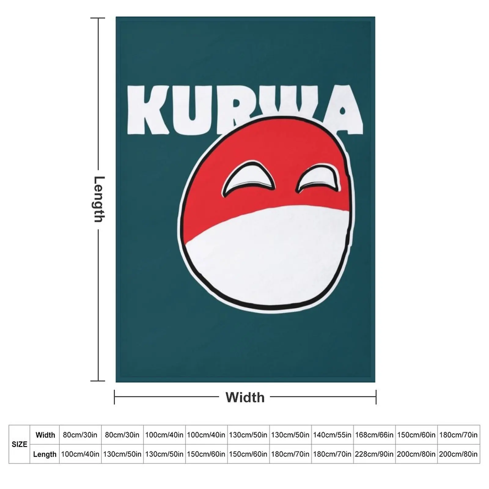Happy Polandball Meme Kurwa Throw Blanket Luxury Brand Bed Soft Big heavy to sleep Blankets For Baby Camping Blankets