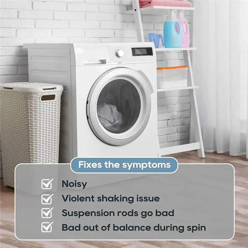 BAAO-W10780044 W1055289 Waschmaschinen-Aufhängungsstangen-Set für Whirlpool, Maytag, Kenmore und mehr