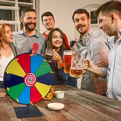 Prize Wheel Prize Wheel Spin Wheel For Prizes Tabletop Roulette Spinner With Marker 30/40cm Diameter Eraser Carnival Fortune