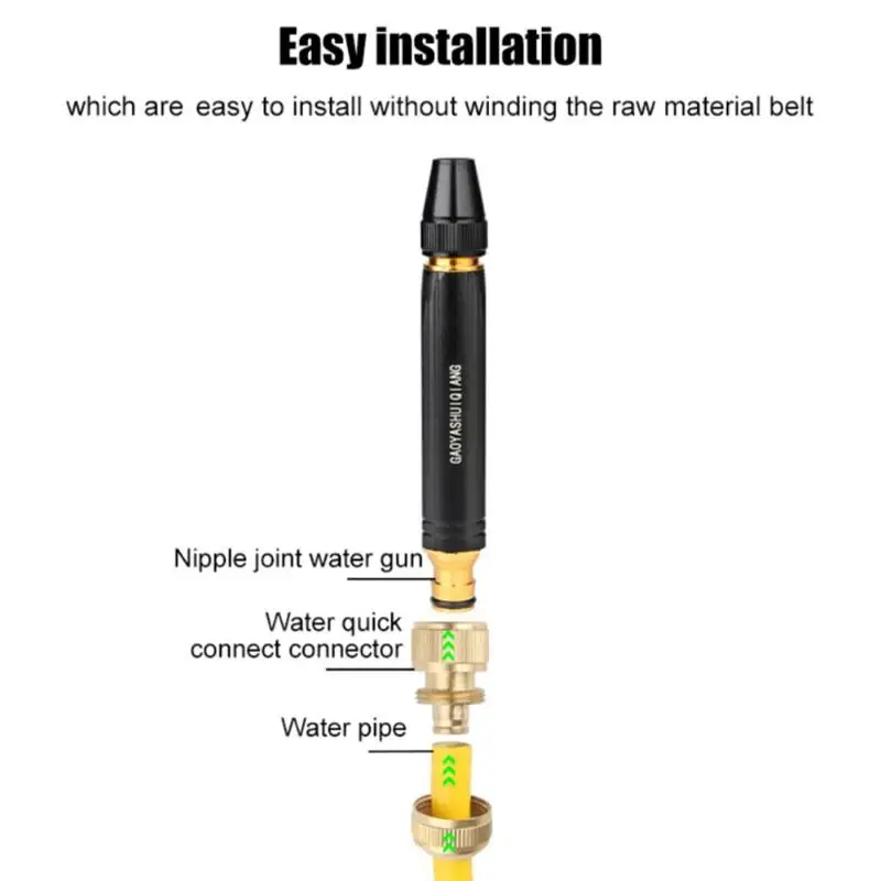 High Pressure Washer Nozzle Power Spray Sprayer Car: Wash Hose Garden Water