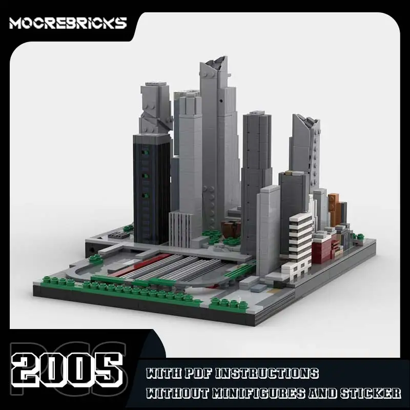 2005PCS Hudson Yards - NYC Building Blocks Model Set City Creative Street View Architecture Toy Bricks Children's Birthday Gift