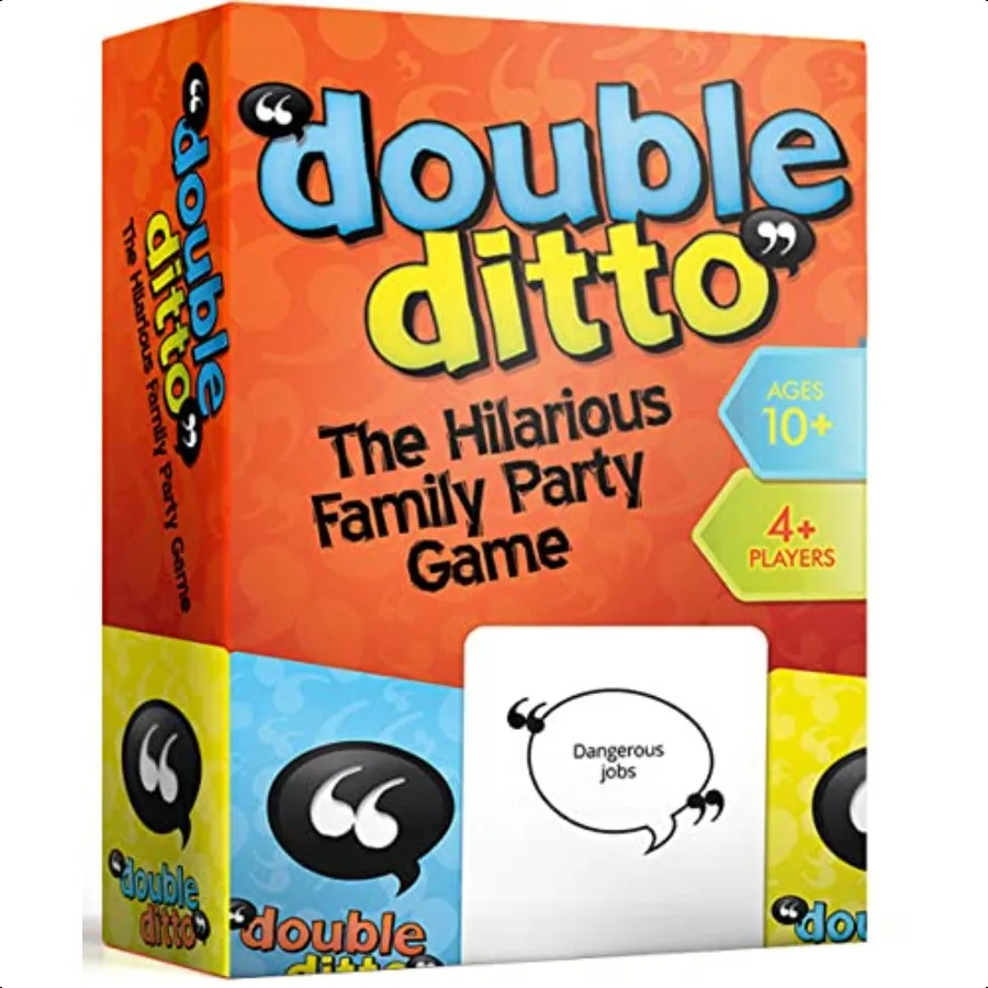

Inspiration Play Double Ditto — веселая награда. Игра для семейной вечеринки для 420, игроков 8 лет.