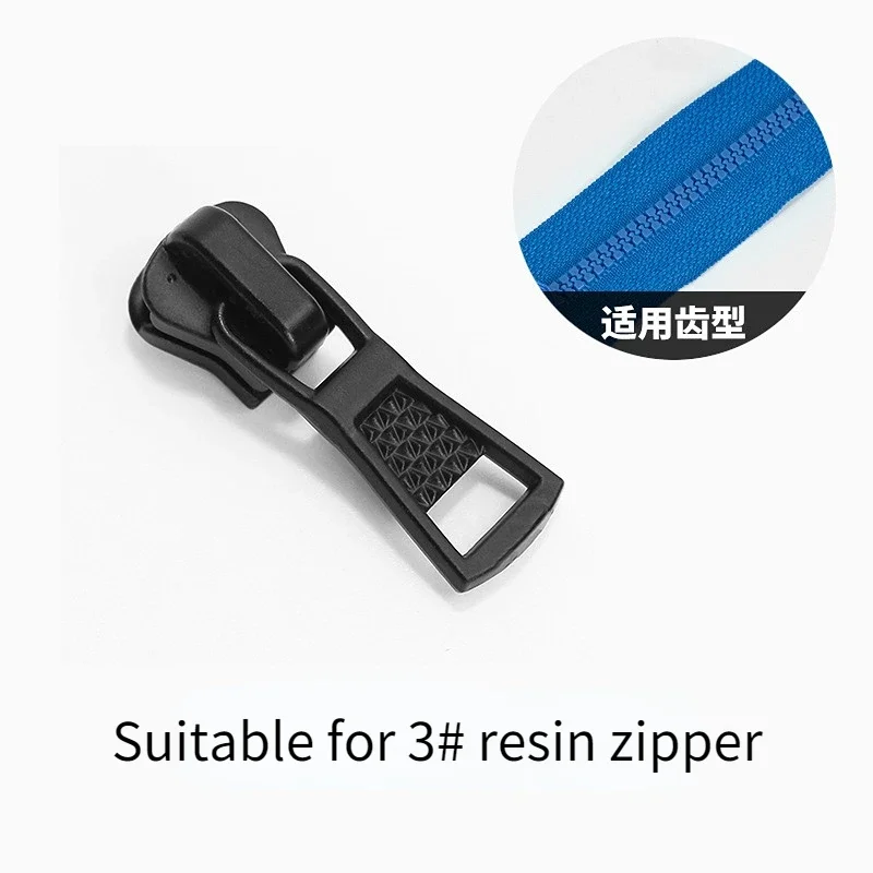5pcs 3#/5# Zipper Sliders Auto Lock Metal Matte Black Zipper Sliders for Metal/nylon/resin Zippers DIY Sewing Supplies