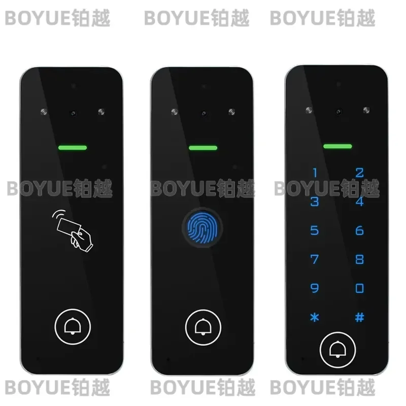 Tuya WiFi Smart Video Doorbell with Fingerprint Digital Keypad Electronic Lock Access Control System for Home Security