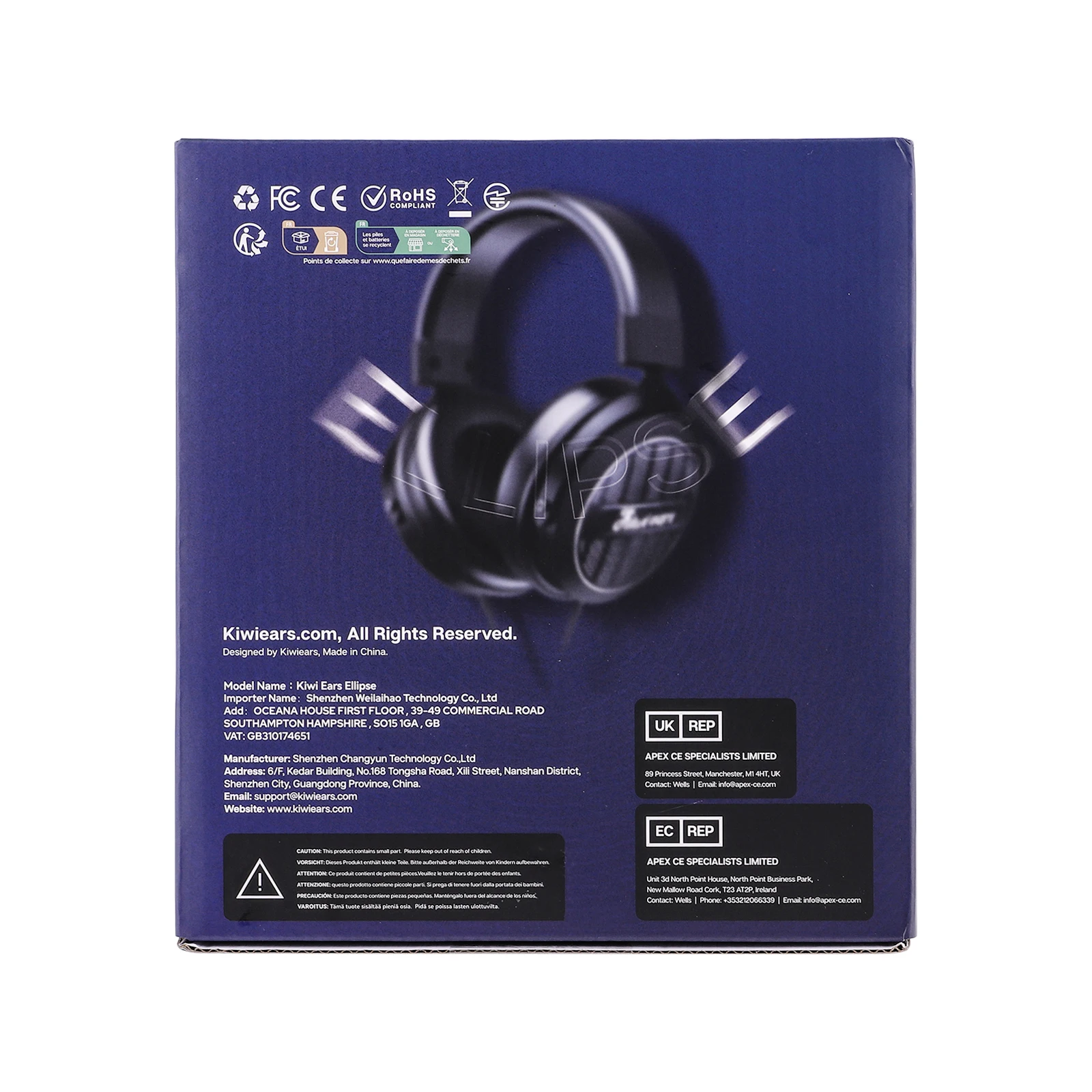 Linsoul Kiwi Ears Ellipse Dynamic Driver-Kopfhörer in Studioqualität mit komfortablem Design und aufsteckbarem Kabeldesign – Detail 10