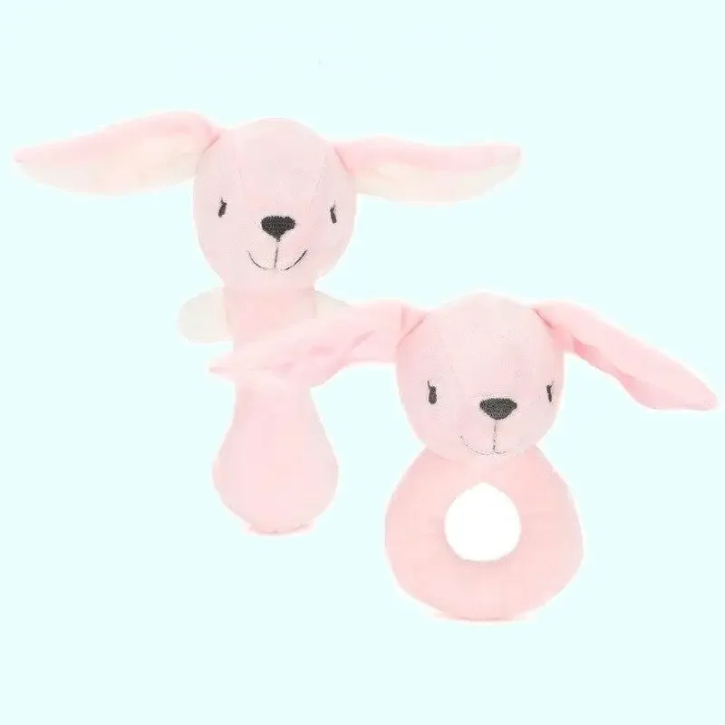 아기 봉제 유모차 장난감, 아기 딸랑이 모빌, 그랩 스틱 장난감, 면 소리 인형, 부드러운 봉제 동물 인형, 인기 장난감