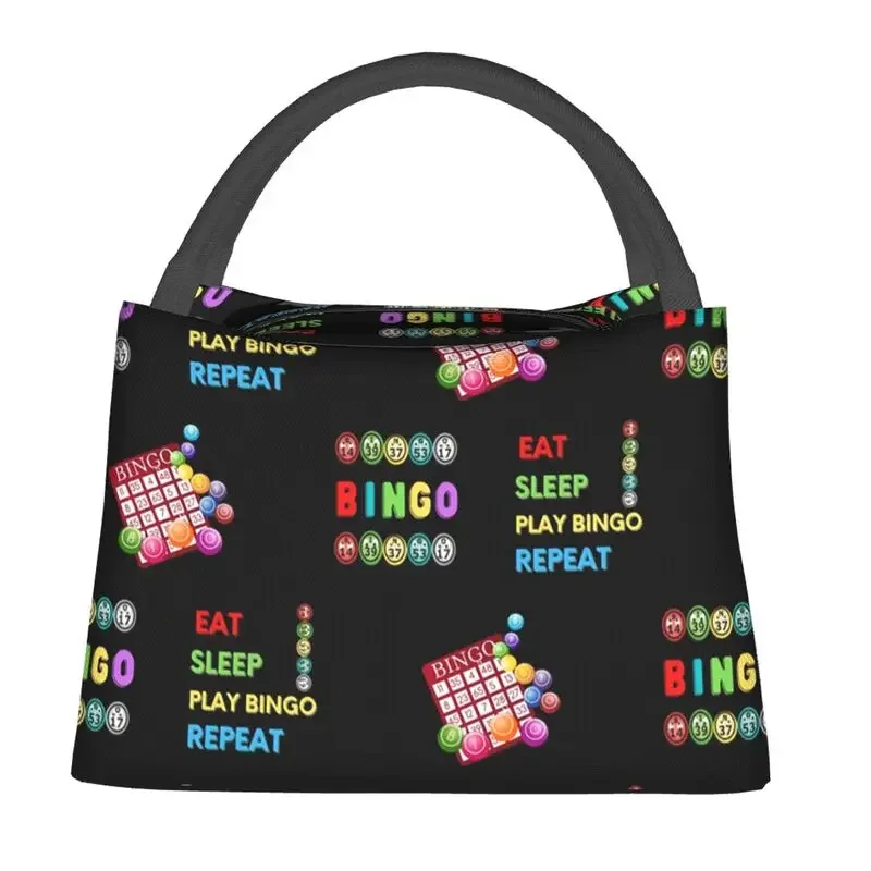 Custom Best Play Bingo Game For Bingo Players Lunch Bags Men Women Cooler Warm Insulated Lunch Box Picnic Camping Work Travel