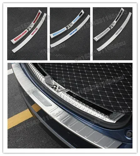 For Mazda CX-5 Cx5 304 2017 2018 2019 2020 2021 Stainless Steel Rear Bumper Protector Sill Trunk Tread Plate Trim Car Styling