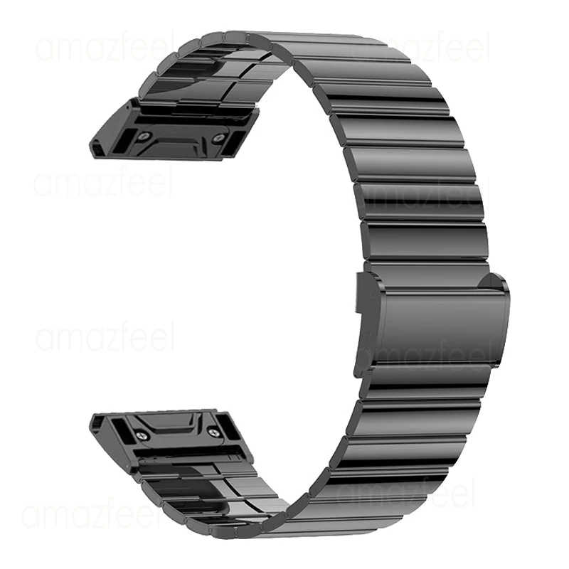 Correa de Metal de ajuste rápido para Garmin Fenix 8, correa de reloj de acero inoxidable de 51mm para Garmin Fenix 7X 6X 5X, pulsera Garmin Enduro 3 2