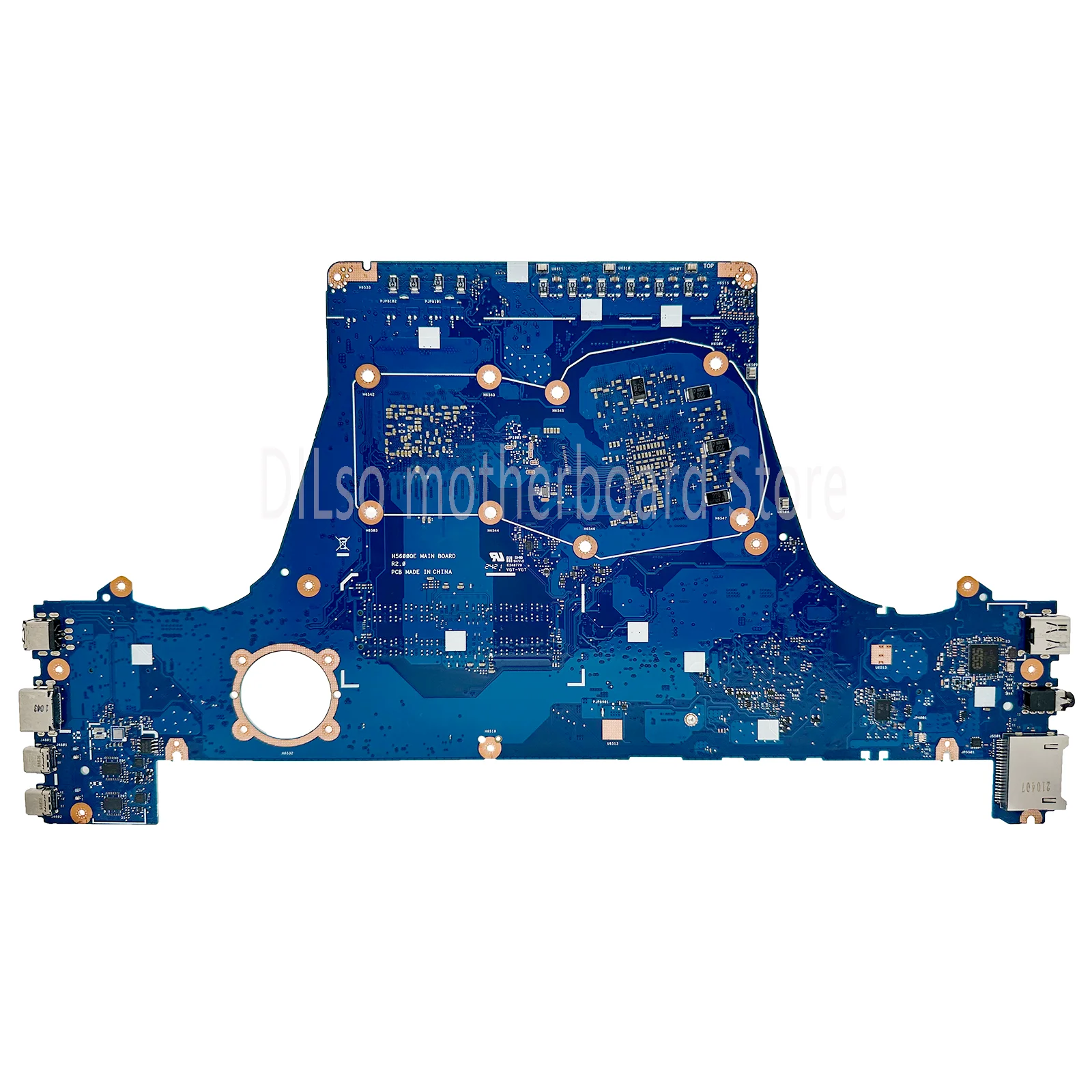 Placa base para ordenador portátil KEFU H5600QE para ASUS H5600QC J5600QE W5600Q2A J5600Q2A con R7-5800H R9-5900H RTX3050Ti RTX-A2000