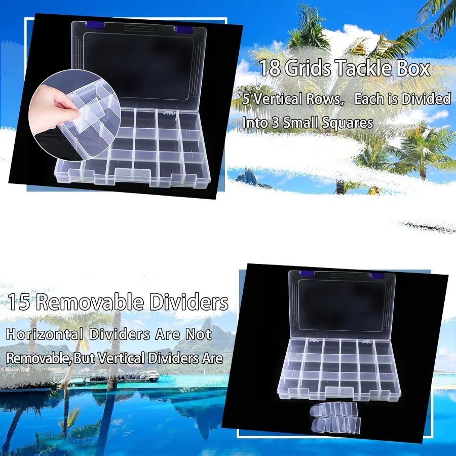 حقيبة ظهر لصيد الأسماك مع 4 3600 صناديق معالجة 98 قطعة مجموعة ملحقات الصيد 45L حقيبة معالجة كبيرة لصيد الأسماك والتخييم والتنزه المموه #5