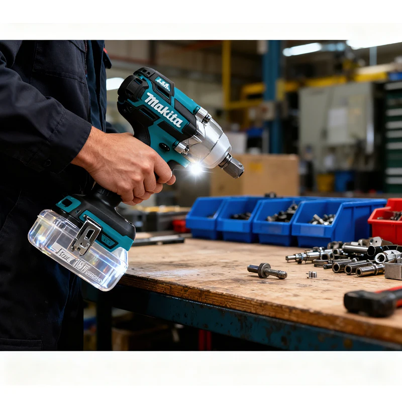 

Industrial Grade Makita DTW285 Impact Wrench, High Torque Design for Auto Repair & Building Installation