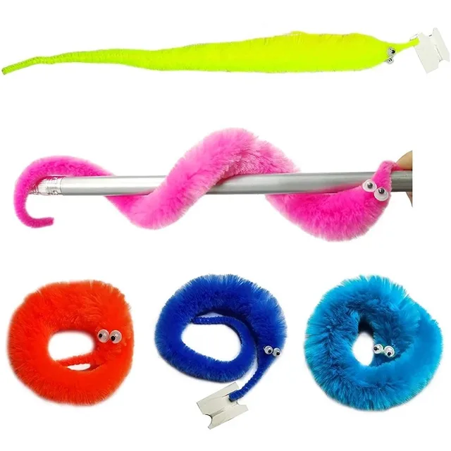 1PC Novelty Funny Props Twisty Magic Worm Trick Toys for Kids 1