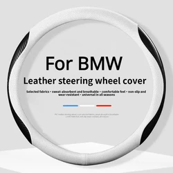 Non-Slip Car Steering Wheel Cover Suede Leather For BMW ///M M2 M3 M4 M5 M6 M8 XM X3m X4m X5M X6M Steering Wheel Car Accessories