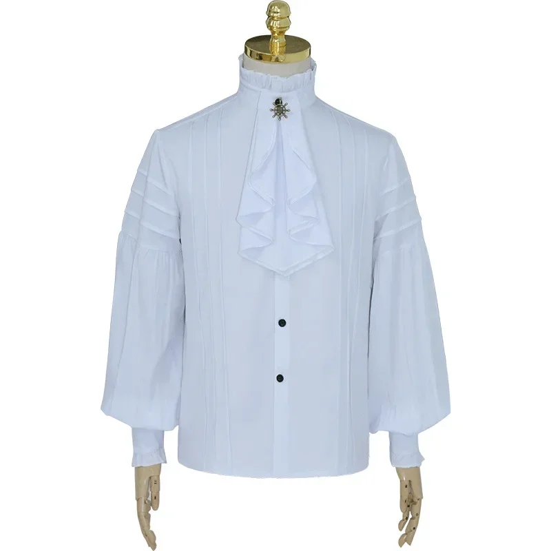 

Renaissance Costume Shirt Medieval Steampunk Pirate Top