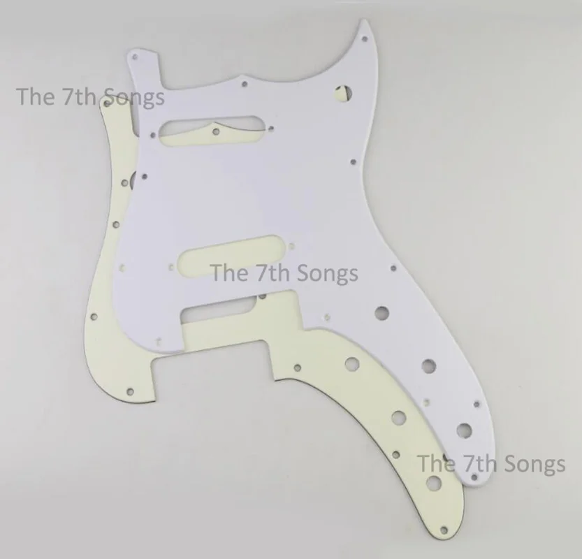 Electric Guitar Duosonic Pickguard White/Parchment