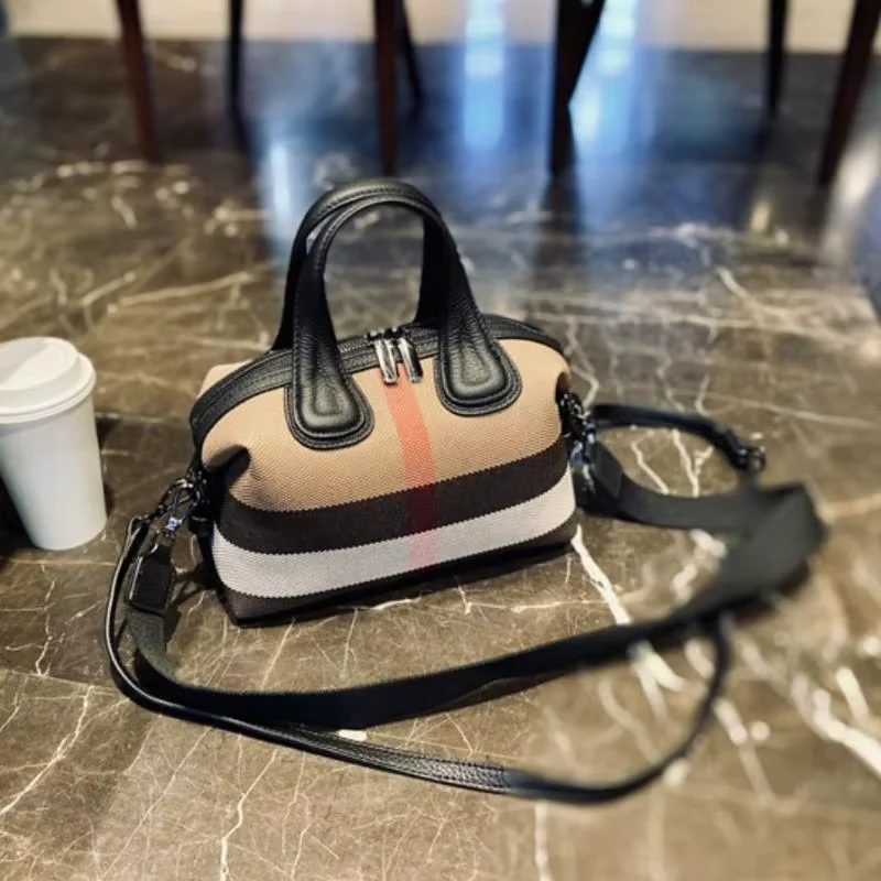 

Luxury Brand Designer HandBag 2024 New Women's Bag leather Broadband Crossbody Bag Casual Fashion Shoulder Bag Trend